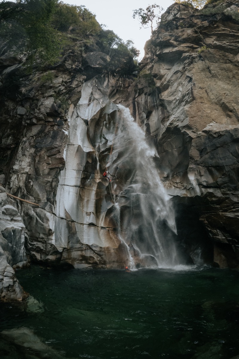 Schlucht im Tessin