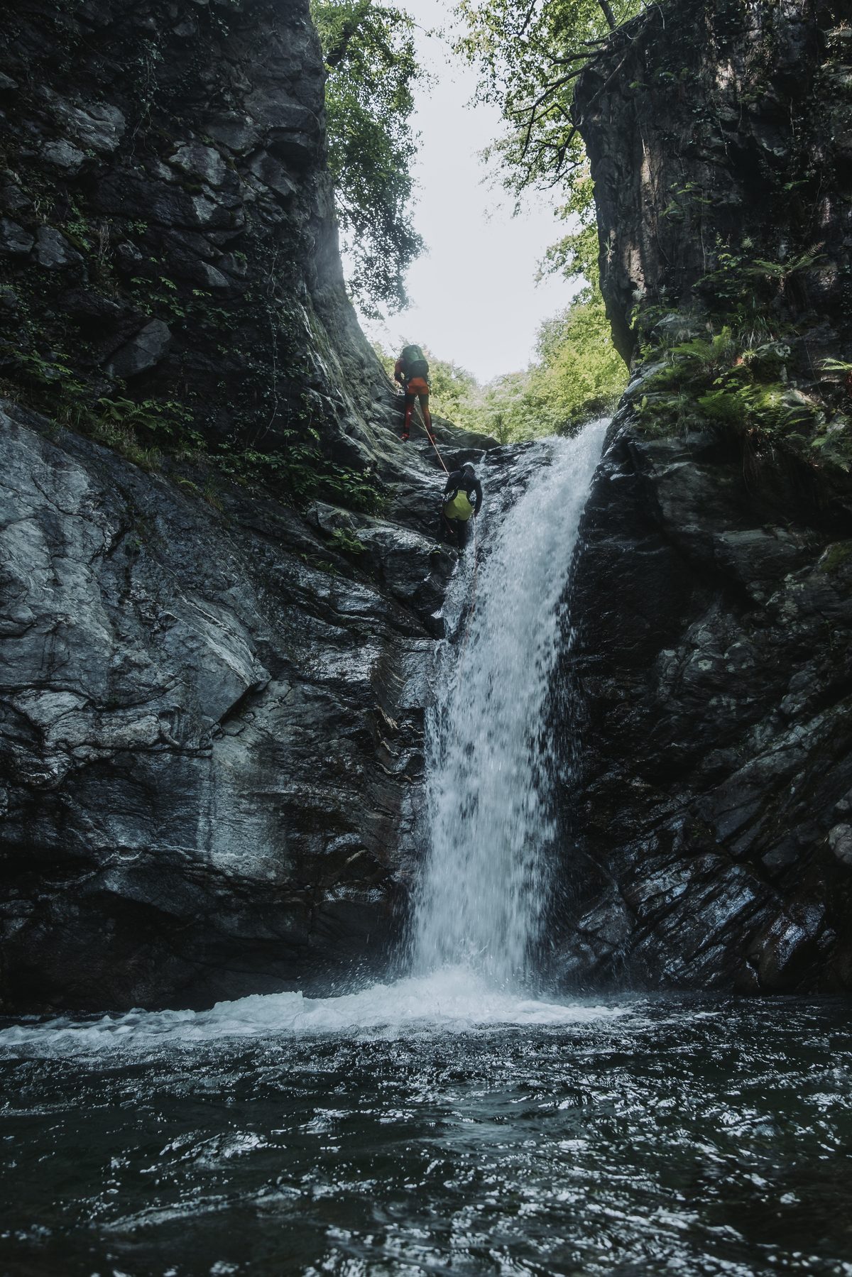 Schlucht von unten — epische Weite