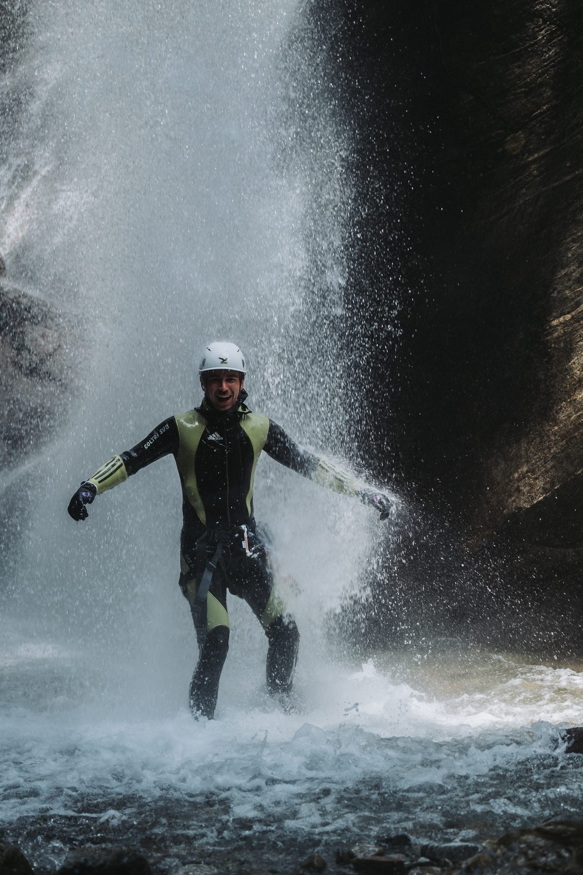 Im Wasserschauer — pure Freude