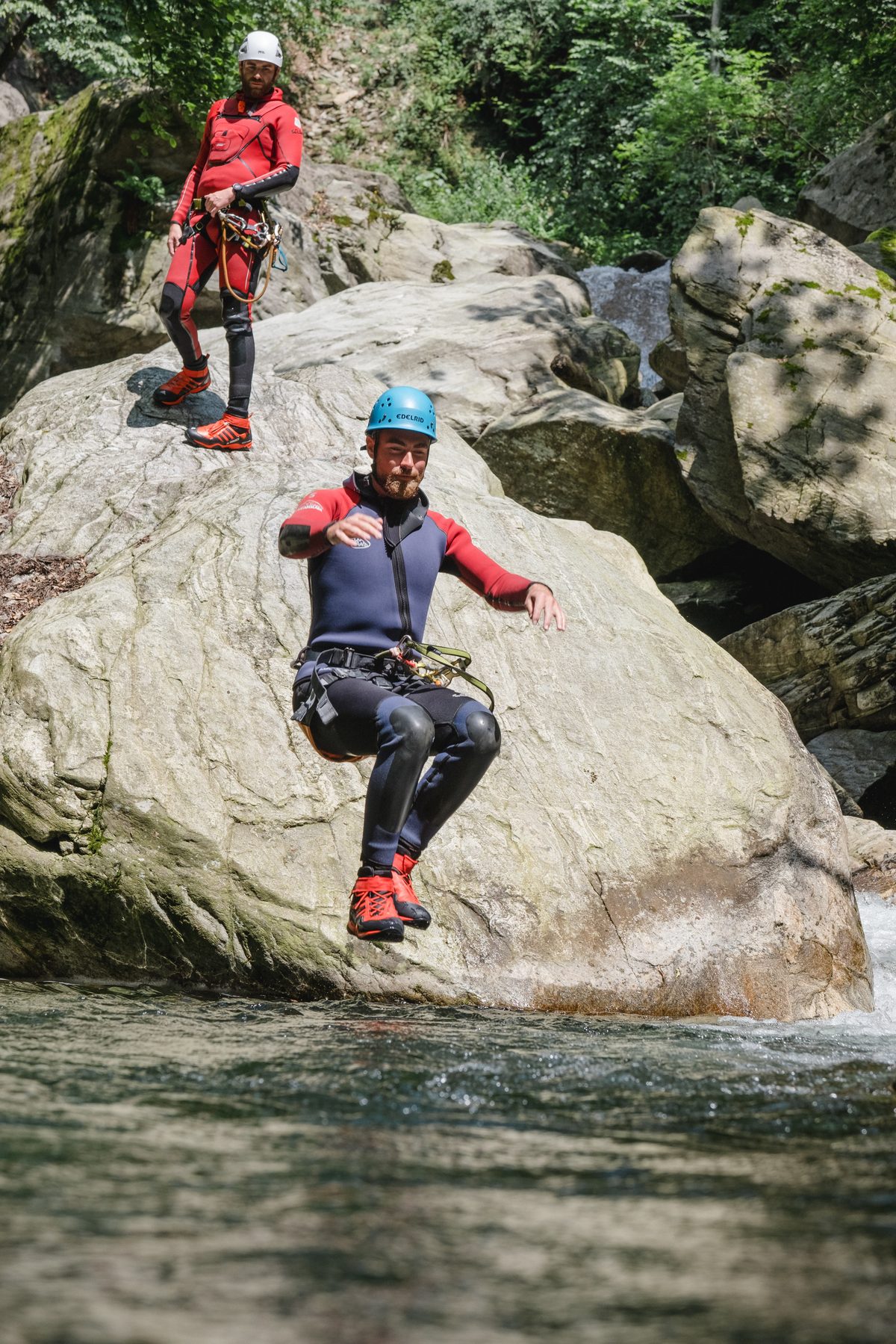 Heli-Canyoning Canyon